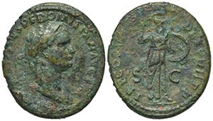 Domitian (81-96). Æ As (29mm, 10.78g, 6h). ... 