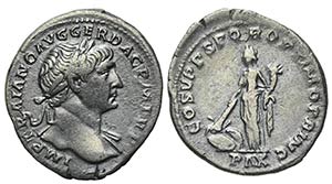 Trajan (98-117). AR Denarius (20.5mm, 3.22g, ... 