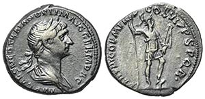 Trajan (98-117). AR Denarius (19mm, 3.42g, ... 