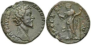 Marcus Aurelius (Caesar, 139-161). Æ ... 