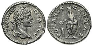 Caracalla (198-217). AR Denarius (19mm, ... 