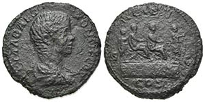 Geta (Caesar, 198-209). Æ As (25mm, 10.50g, ... 