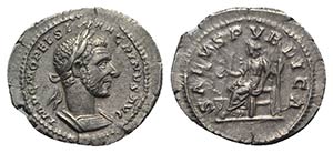 Macrinus (217-218). AR Denarius (21mm, ... 