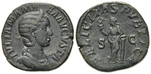 Julia Mamaea (Augusta, 222-235). Æ ... 