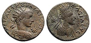 Gordian III with Abgar X (238-244). ... 