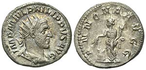 Philip I (244-249). AR Antoninianus (22mm, ... 