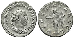 Philip I (244-249). AR Antoninianus (22.5mm, ... 