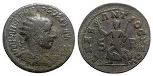 Philip II (247-249). Pisidia, Antioch. Æ ... 