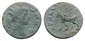 Gallienus (253-268). Antoninianus (17mm, ... 