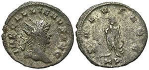 Gallienus (253-268). AR Antoninianus (23mm, ... 