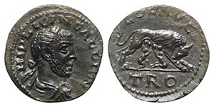 Gallienus (253-268). Troas, Alexandria. Æ ... 