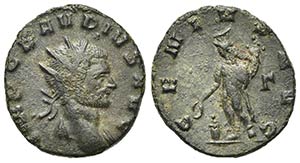 Claudius II (268-270). Radiate (20mm, 3.06g, ... 