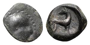 Sicily, Eryx, c. 410 BC. Æ Onkia (12mm, ... 