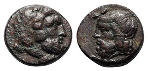 Sicily, Gela, c. 315-310 BC. Æ (16mm, ... 