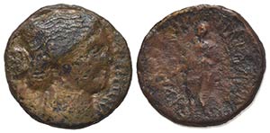 Sicily, Henna, c. 44-36 BC. Æ (21mm, 7.54g, ... 