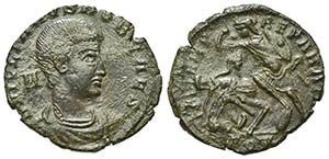 Julian II (Caesar, 355-361). Æ (18mm, ... 