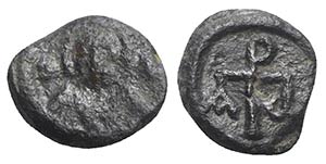 Justinian I (527-565). Æ Nummus (9mm, ... 