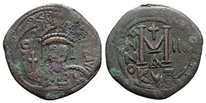Heraclius (610-641). Æ 40 Nummi (32mm, ... 
