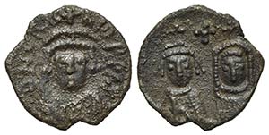 Heraclius (610-641). AR Half Siliqua (11mm, ... 