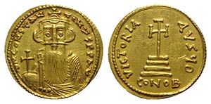 Constans II (641-668). AV Solidus (21mm, ... 