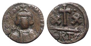 Constans II (641-668). Æ 20 Nummi ... 