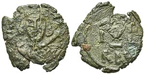 Tiberius III (698-705). Æ 40 Nummi (23mm, ... 