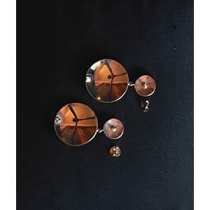 ECHO earrings with Sciacca and ... 