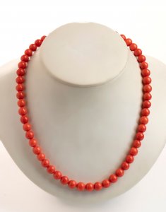 Mediterranean coral (Corallium Rubrum) beads ... 