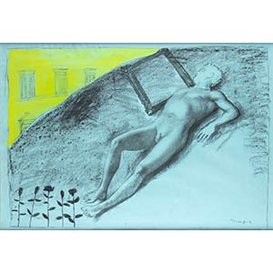 LINO FRONGIA
Montecchio, 1958Reclining nude, ... 
