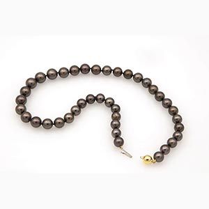 Tahiti Pearls necklace; ; 18k ... 