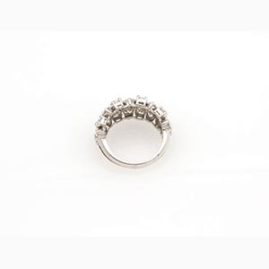 Diamonds ring ; ; 18k white gold, ... 