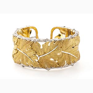 Bangle gold bracelet - manifacture  MARIO ... 