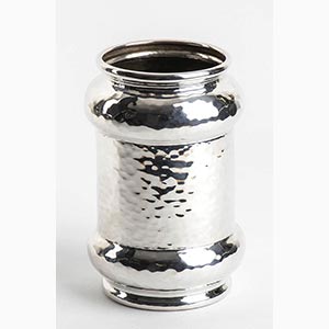 Italian sterling silver vase - ... 