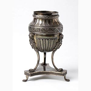 Italian silver vase - 19th ... 