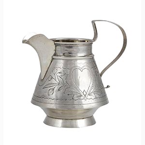 Russian 875/1000 silver milk jug - Moscow ... 