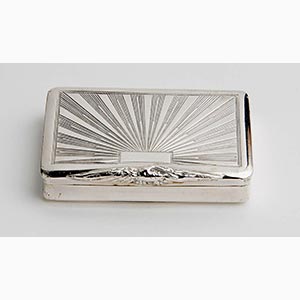 Austro-Hungarian 812/1000 silver snuff box - ... 