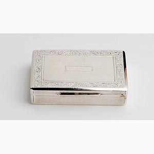 Austro-Hungarian 812/1000 silver Snuff box - ... 