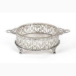 English sterling silver butter dish - ... 