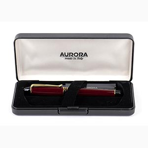 Aurora, fountain pen, M nib; ; bordeaux ... 