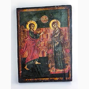 Icon of the Annunciation - 19th Century; ; ... 