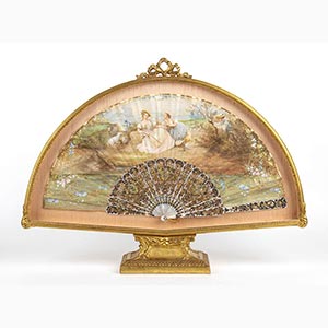 French folding fan - late 19th Century; ; ... 
