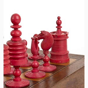 English bone chessboard - 19th ... 