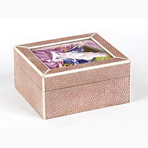 French shagreen and ivory box - ca. 1930; ; ... 