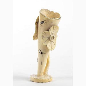 Shibayama ivory vase - Japan, Mejij, late ... 
