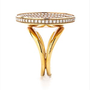 Diamonds ring - manifacture GIANNI ... 