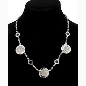 Diamonds onix reversible necklace - ... 