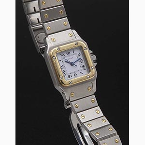 SANTOS LADY by CARTIER, steel and ... 