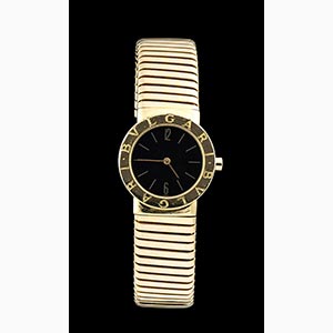BULGARI Tubogas, gold wristwatch ; ; 18k ... 
