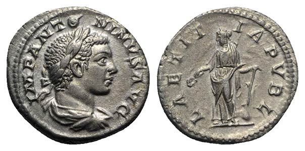 Elagabalus (218-222). AR Denarius (19.5mm, ... 