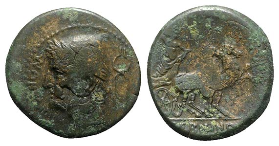 Samnium, Aesernia, c. 263-240 BC. Æ (22mm, ... 